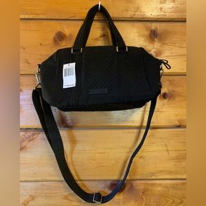 NWT Vera Bradley Iconic 100 cross body handbag.  Quilted classic black.